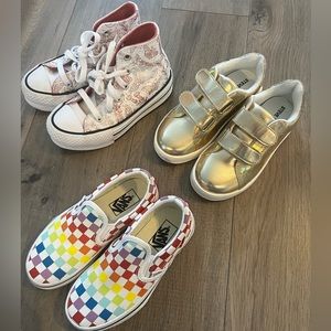 3 pairs BRAND new brand name toddler shoes